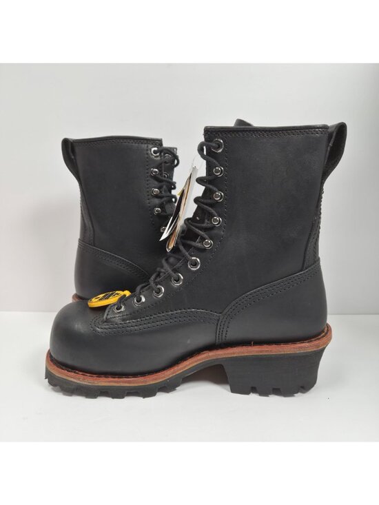 Chippewa Men\'s Black Composite Toe Leather Work Boots 73111 US Size 8M NWT main image 5